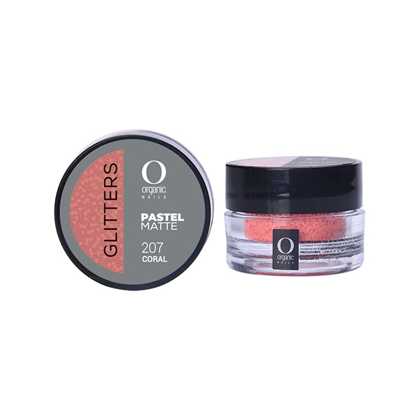 Glitter Pastel Coral 207