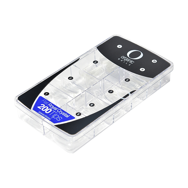 Tips Flat Royal Crystal Caja 200 unidades