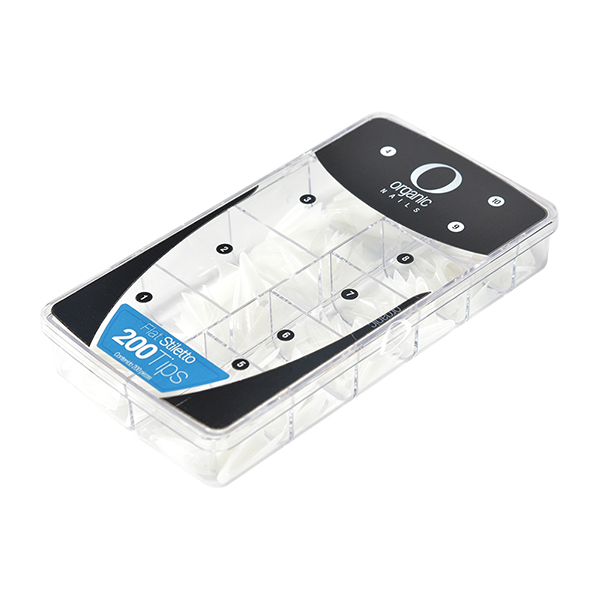 Tips Flat Stiletto Caja 200 unidades