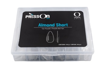 TIP PRESS ON ALMOND SHORT C/240 SURT.