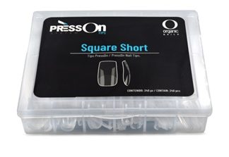 TIP PRESS ON SQUARE SHORT C/240 SURT.